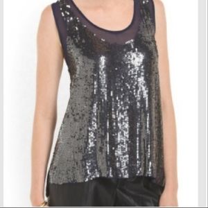 Nicole Miller Artelier Sequin Dressy Tank